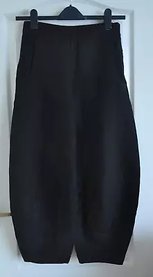 £79.99 • Buy Oska 100% Linen Balloon Trousers Size 1 (10 UK) Black High Waisted Lagenlook