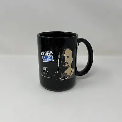 Vintage 1998 Stone Cold Steve Austin Hell Yeah Coffee Mug Black VTG Wrestling • $14.99