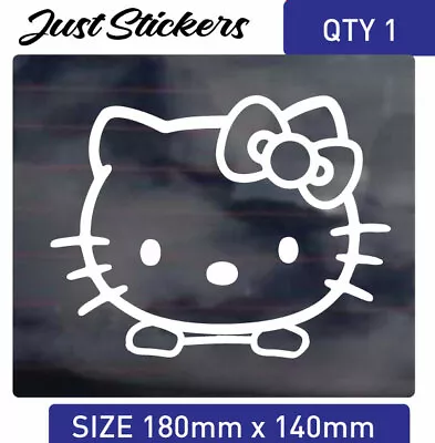 HELLO KITTY Sticker  Bumper Sticker  Skate  Sticker window Lap • $9.95