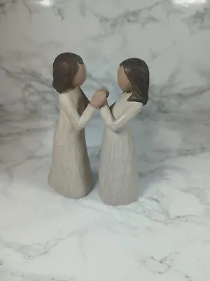 £24.99 • Buy Willow Tree Sisters By Heart 2000 Figurine Collectible Been On Display