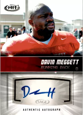 2012 SAGE HIT Football#A13 Davin Meggett Maryland Terrapins • $4.69