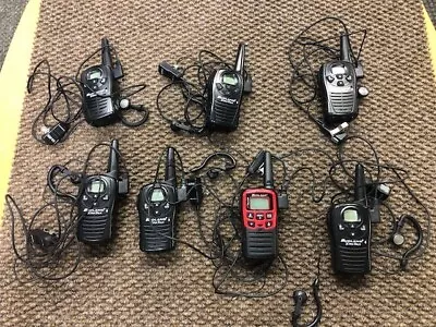 Midland X-tra Talk Walkie Talkies LXT118 PLUS (1) T31C. LOT Of 7 With Ear Pieces • $75