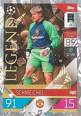 £2.25 • Buy Peter Schmeichel LEGEND Match Attax 2022/23 No.418 Man United Pack Fresh