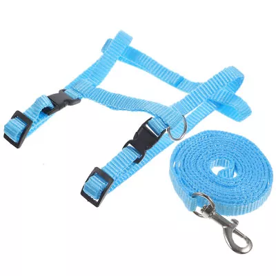 Adjustable Rabbit Harness Leash Set For Walking Bunny Ferret • $7.79