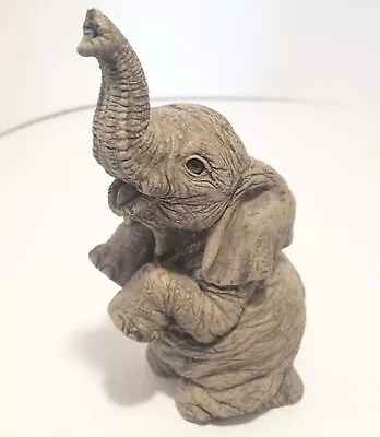 Herd Wild Elephant Figurine Realistic Collectible Marty Sculpture Popcorn 3110 • $28