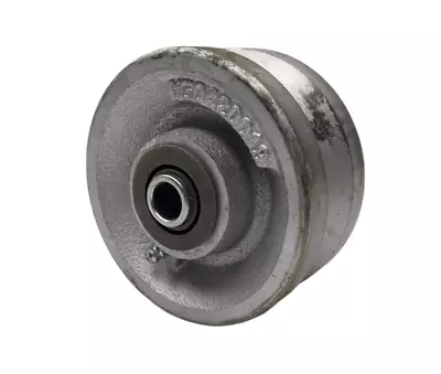 $19.59 • Buy 4'' Diameter Cast Iron V Groove Caster Wheel 800 LB Capacity VG0420019