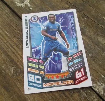£70.99 • Buy Match Attax Extra 12/13 #51 Error Misprint MICHAEL ESSIEN - MINT 2012/13 Card