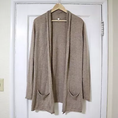 Margaret O'Leary Open Front Brown Cardigan Size S • $5