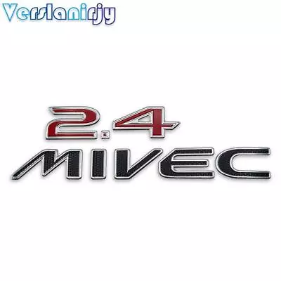 Chrome   2.4 MIVEC   Logo Car Trunk Lid Rear Fender Emblem Badge Decal Sticker • $11.82