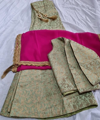 $34 • Buy Kids Girls New Lehenga Choli Indian Dress Diwali Party Wedding Formal Pink Gold