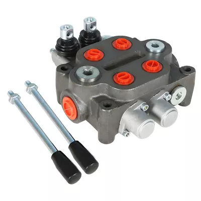 25GPM Hydraulic Control Valve 2 Spool BSPP Tractor Loader W/Joystick • $101.60