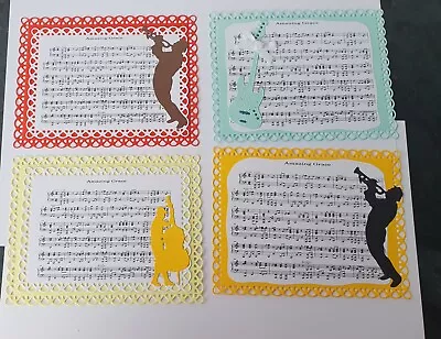 Handmade Music Card Embellishments • £2.55