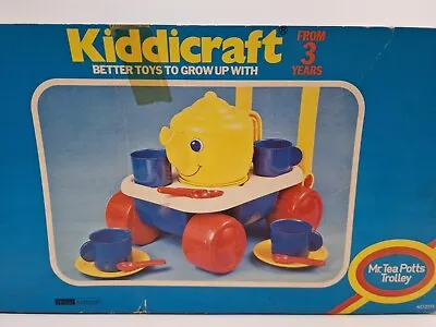 Vintage Kiddicraft Mr Tea Potts Trolley  New Unused IN Box 1980's Old Stock  • $367.84