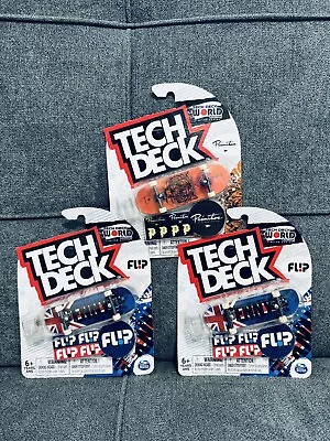 Set Of 3 Tech Deck World Edition Fingerboard Flip UK Penny & Rodriguez Tiger NEW • $28.90