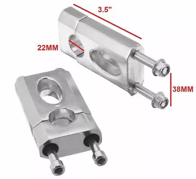 7/8  22mm Handlebar Clamps Riser For Pit Dirt Bike Cl01 • $14.99