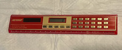 $1.99 • Buy Vintage Nelsonic Electronic Calculator Ruler Solar Powered Working! 8 