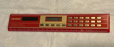 $1.99 • Buy Vintage Nelsonic Electronic Calculator Ruler Solar Powered Working! 8 