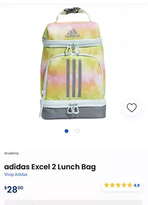 Adidas Excel 2 Eco Friendly Lunch Bag (Multicolored) (BRAND NEW) • $28
