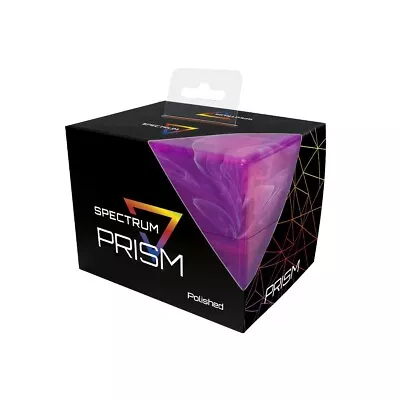 BCW Card Deck Box Spectrum Prism Plastic Case MTG Pokemon Storage Marbled Purple • $16.90