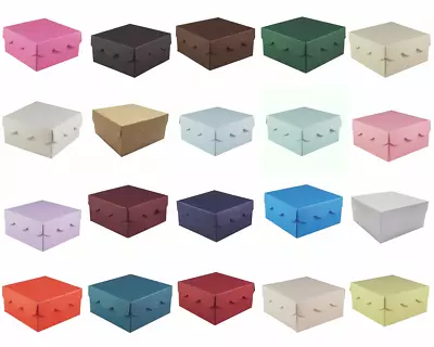 Scallop Lid Jewellery Favour Box - Choose From 20 Colours - Qty's From 1-100 • £21.38