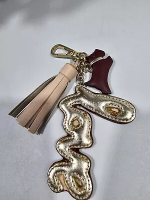 Radley London 🐕   Love  Leather Branded Hand Bag Charm Dangle Keyring Tassle • £6