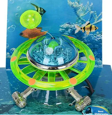 $10.99 • Buy UFO Shaped Action Air Ornament Fish Tank Decor Aquarium Decoration