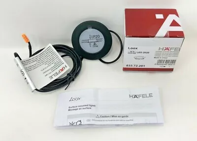 Hafele Loox 12VLED 2020 Downlight Ø 65mm Rated IP44 Dimmable Recess Mounting  • $14.03