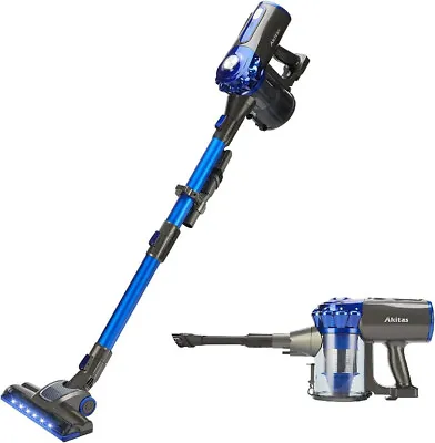 Akitas V8 22.2v 150w 3in1 Cordless Upright Handheld Stick Vacuum Cleaner Hoover • £59.99