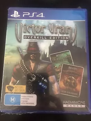 Ps4 Victor Vran Over Kill Edition Includes Art Cards • $24.95