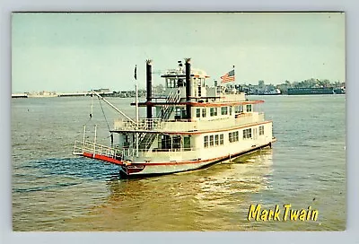 The M V Mark Twain Riverboat Vintage Postcard • $7.99