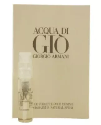 GIORGIO ARMANI Acqua Di Gio Eau De Toilette Spray 1.2ml Sample Vial • $12.95