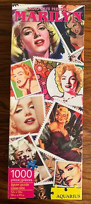 Marilyn Monroe Postage Stamps Jigsaw Puzzle 1000 Pieces NEW Aquarius • $12.30