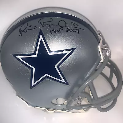 MICHAEL IRVIN Autographed  HOF 2007  Inscription Cowboys Mini Helmet Tristar 🔥 • $199.99