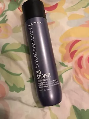 Matrix Total Results SO SILVER SHAMPOO 10.1 Oz Opened But Very Full • $14