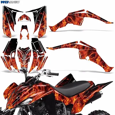 Yamaha Raptor 350 Decal Graphic Kit Quad ATV Deco Racing Parts 04-14 ICE O • $89.95