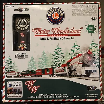 Lionel 1923150 Winter Wonderland LIONCHIEF O Gauge Train Set With Bluetooth-IOB • $239.95