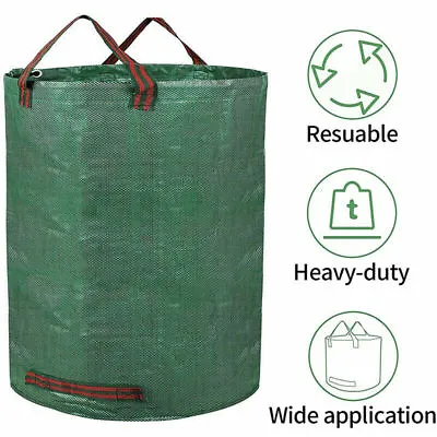 £8.99 • Buy Heavy Duty Garden Waste Bags Extra Large Refuse Sacks Grass Leaves Rubbish Bag