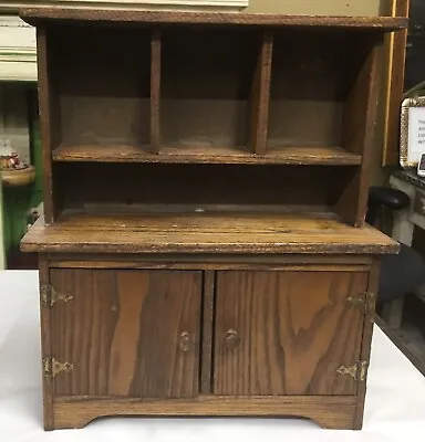 Vintage Oak Doll Cupboard  • $45