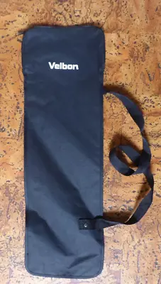 Velbon Zip Topped Tripod Carry Case  With  Shoulder Strap 66cm X 20cm Black • £12.50