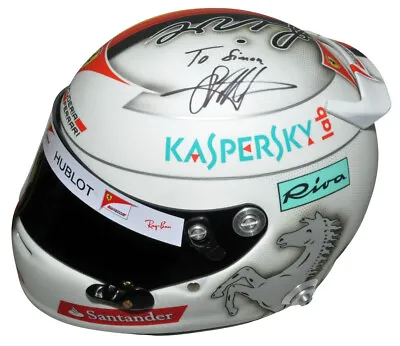 Sebastian Vettel Autographed Signed 1/1 Replica 2017 Australia F1 Helmet Proof • $3999.95