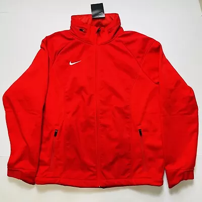 Nike Coaches Therma Sphere Therma Hooded Jacket Red Mens Size:ML CI4490-695 • $74.95