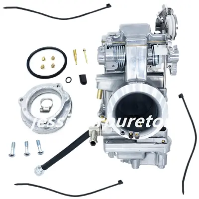 Polish Carburetor For Mikuni 42mm Harley HSR42 Evo Evolution Twin Cam TM42 Carb • $130