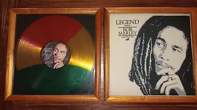 Bob Marley Legends LP Tri-Colored Vinyl Album & Hemp Sleeve - Framed • $65