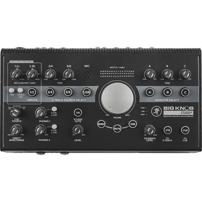 Mackie BIGKNOB-STUDIO+ 4x3 Studio Monitor Controller | 192kHz USB I/O • $349.99