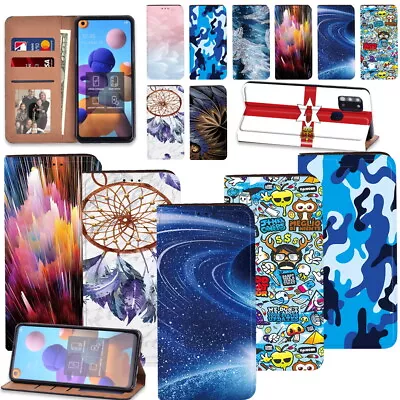 PU Leather Wallet  Stand Case Cover For Samsung Galaxy S8/9/10/20 A10/20/30/40 • £3.59