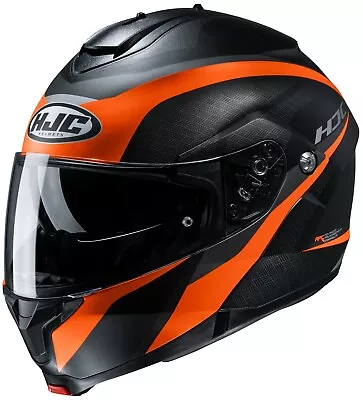 HJC C91 Taly Modular Motorcycle Helmet Orange XS S M L XL 2X 3X 4X 5X Sunscreen • $129.99