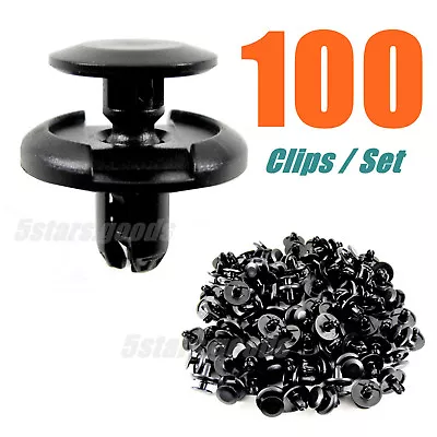 100P Bumper Fender Mudguard Panel Retainer Pin 7mm Hole Clips For Mazda Model • $15