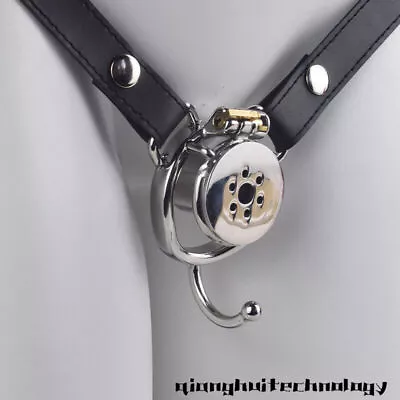 Gear Stainless Steel For Men Rings New Inverted Negative Lock Chastity Cage • $28.48