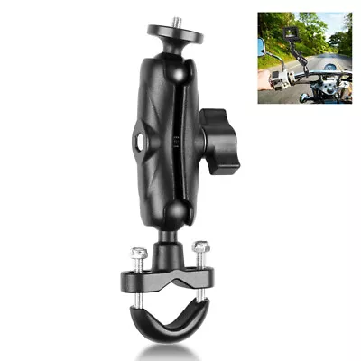 Motorcycle U-Shaped Handlebar Bracket Mirror Mount Bracket For GoPro 11 Camera • $17.09