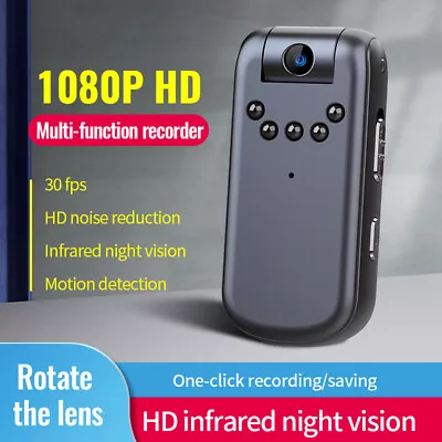 £21.59 • Buy 1080P HD Mini Police Body Hidden Camera Pocket Pen Cam Camcorder Sound Video DVR